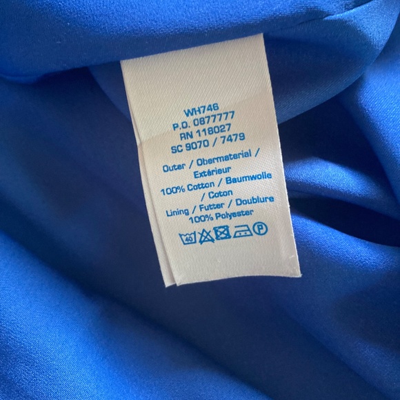 Boden blue shift dress with mod flowers, size 6 - Picture 9 of 9